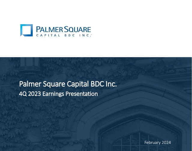 Palmer Square Capital BDC Inc. 2023 Q4 - Results - Earnings Call ...