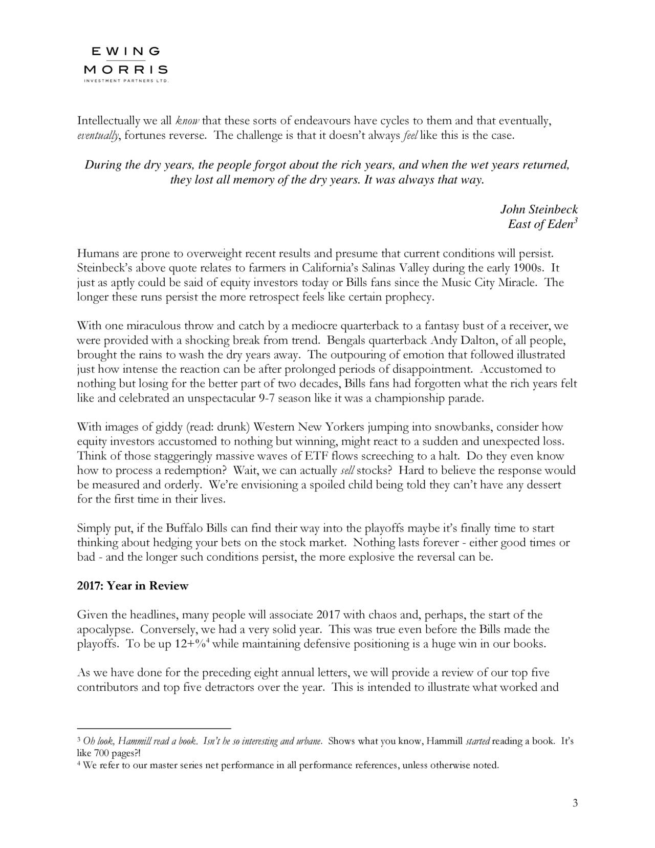 Ewing Morris Dark Horse Lp Annual Update 2017 Seeking Alpha