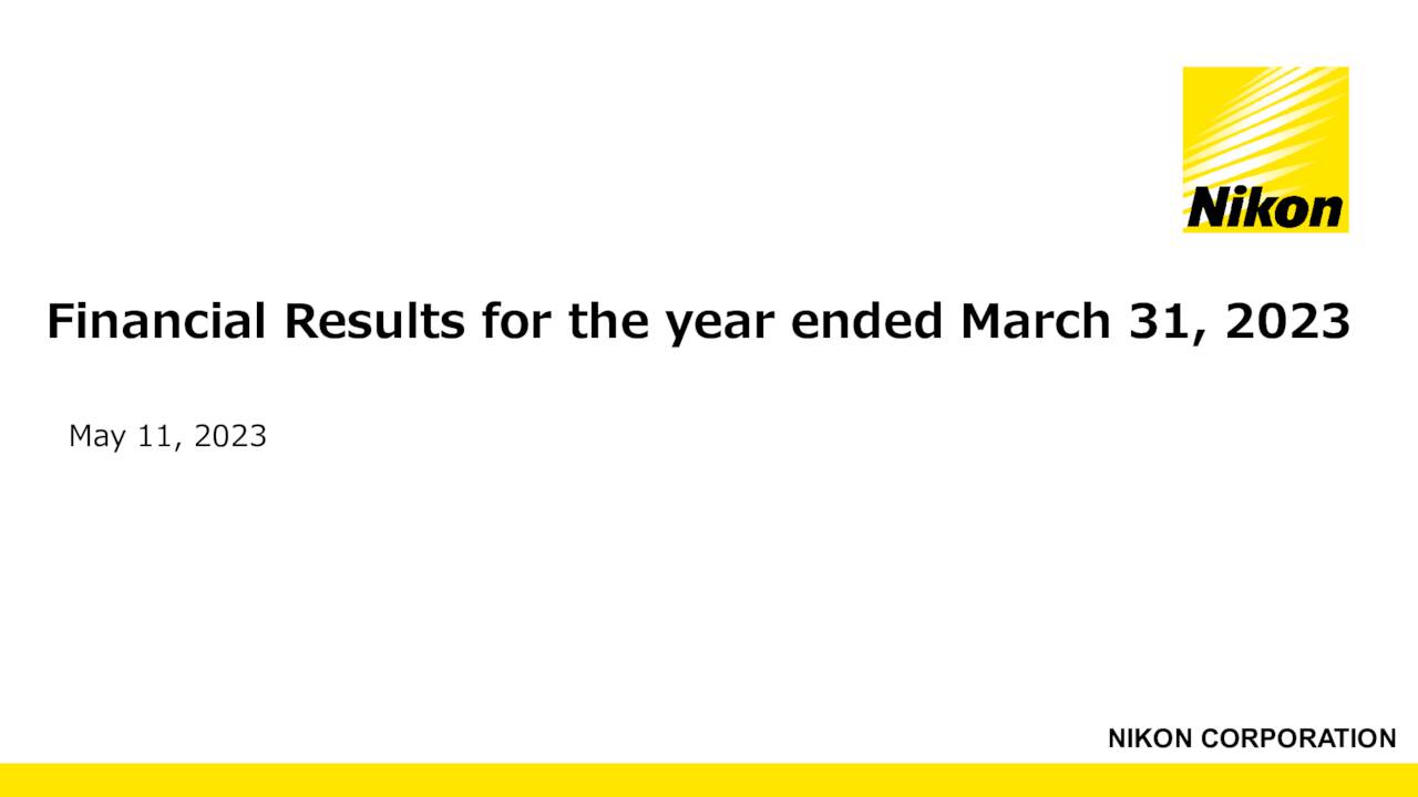 Financial Results for the year ended March 31, 2023
