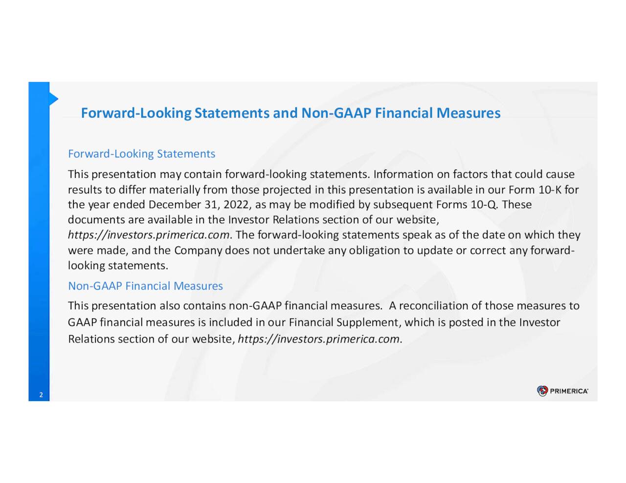 Primerica, Inc. 2023 Q2 Results Earnings Call Presentation (NYSE