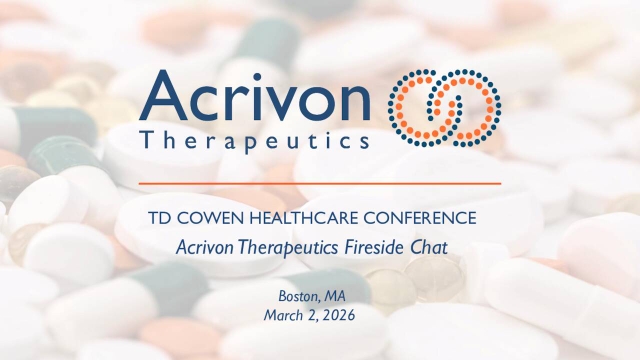 Acrivon Therapeutics, Inc. (ACRV) Presents at TD Cowen 46th Annual ...