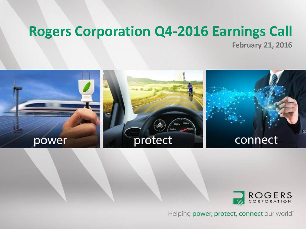 Rogers Corporation 2016 Q4 Results Earnings Call Slides (NYSEROG