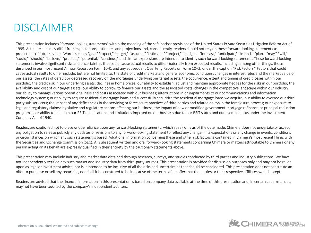 DISCLAIMER