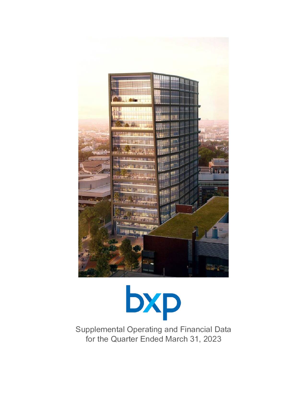 Boston Properties, Inc. 2023 Q1 Results Earnings Call Presentation