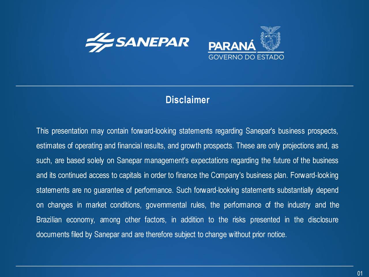 Companhia de Saneamento Básico do Estado de São Paulo SABESP 2020 Q4 Results Earnings Call Companhia de Saneamento Básico do Estado de São Paulo SABESP 2020 Q4 Results Earnings Call