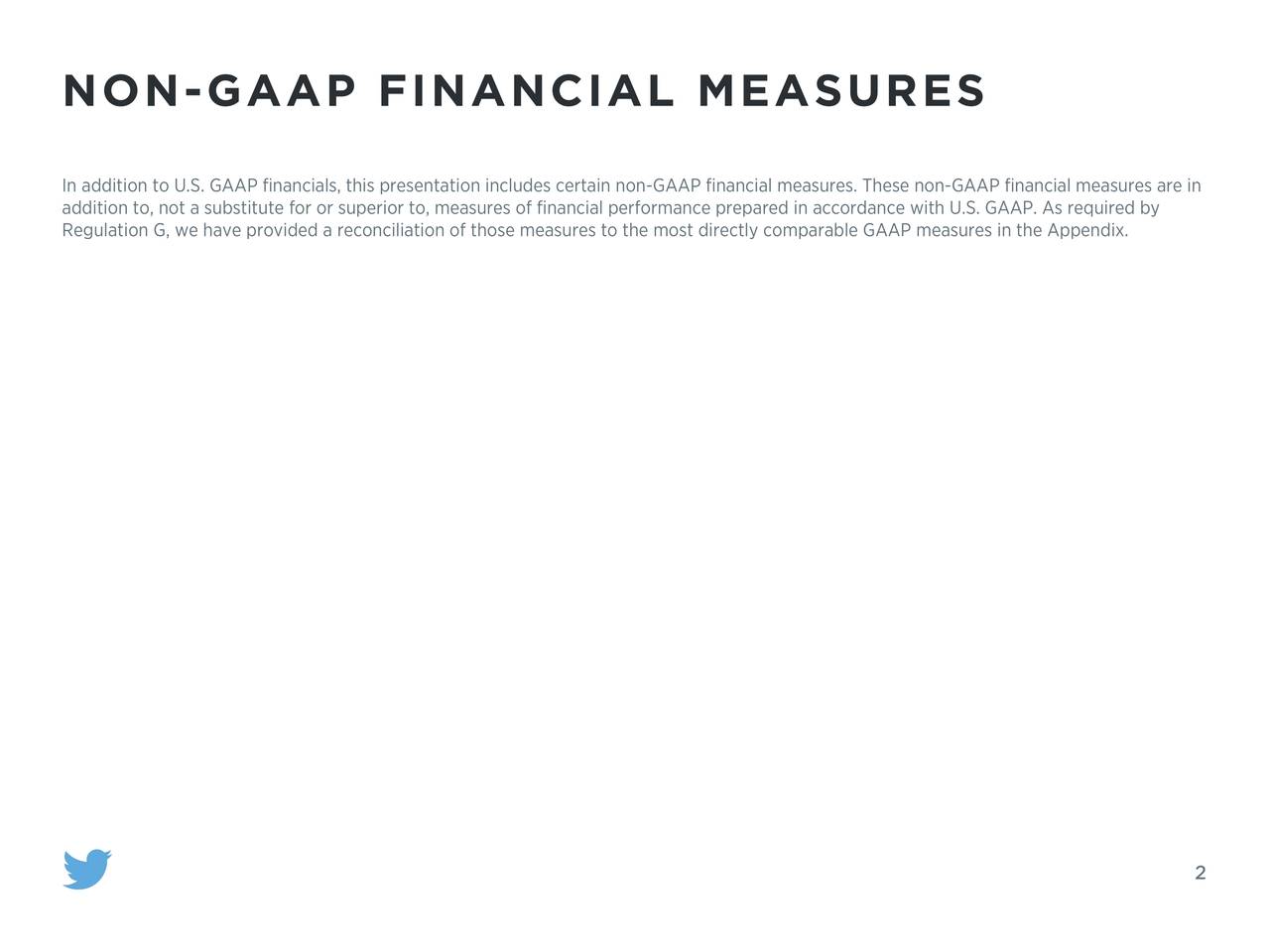 NON-GAAP            FINANCIAL MEASURES
