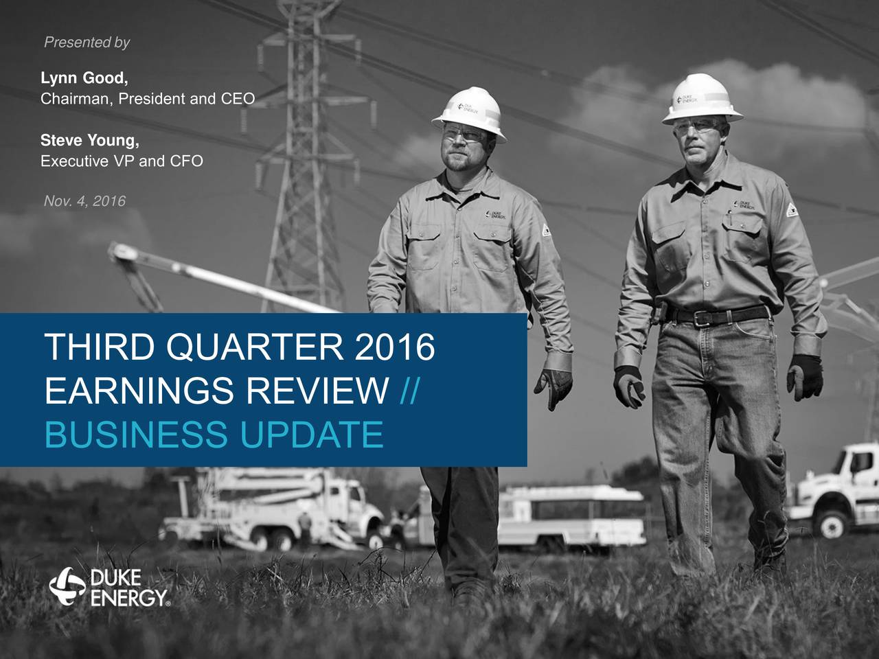 Duke Energy Corporation 2016 Q3 - Results - Earnings Call Slides (NYSE ...