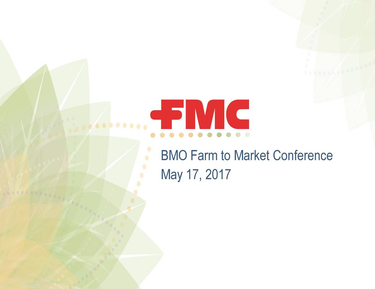 FMC Corporation (FMC) Presents At BMOFarm to Market Conference