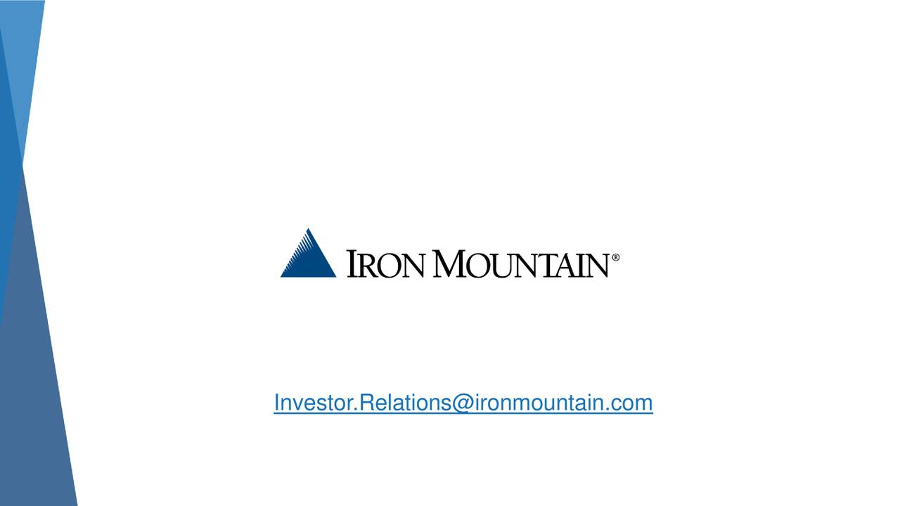 Iron Mountain Incorporated (IRM) Presents At Credit Suisse 23rd Annual