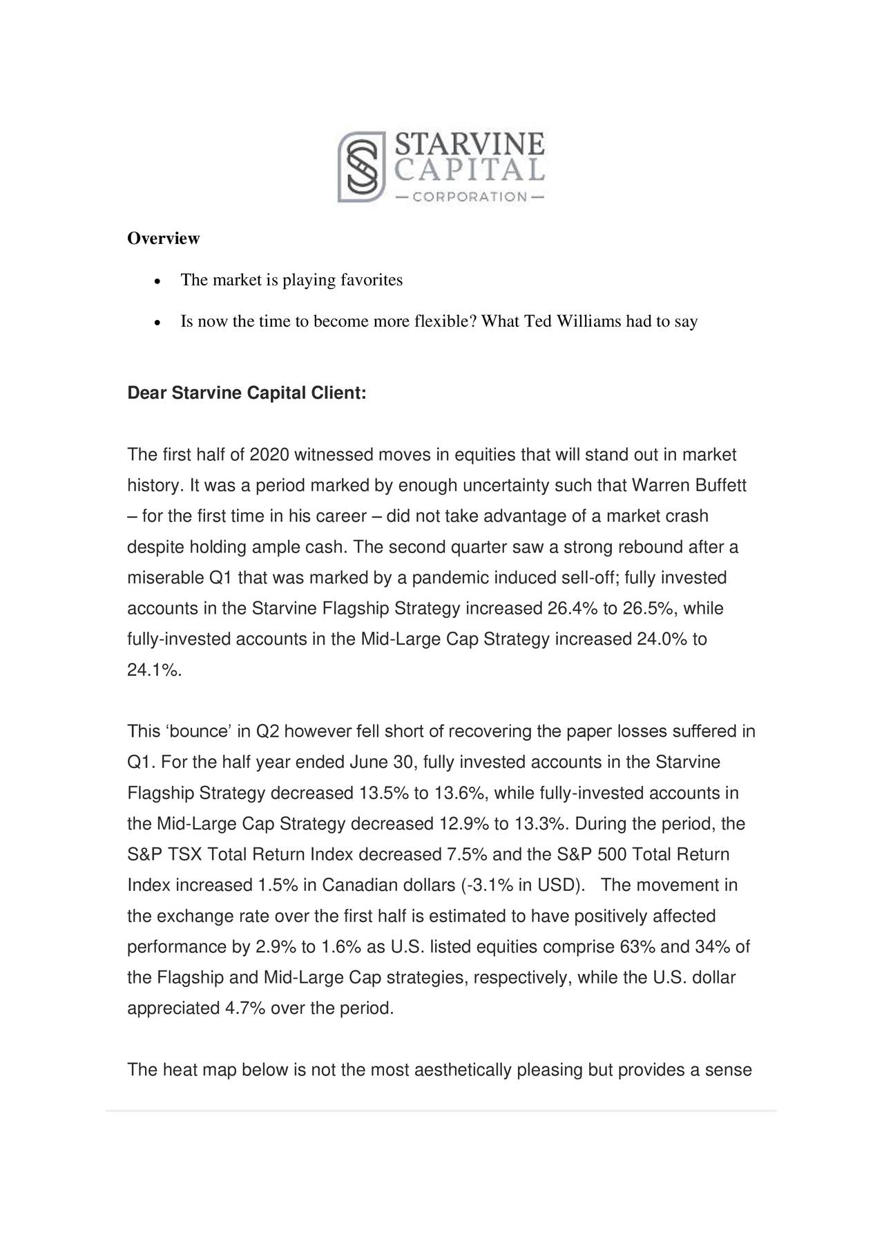 Starvine Capital 1H 2020 Investment Letter Seeking Alpha