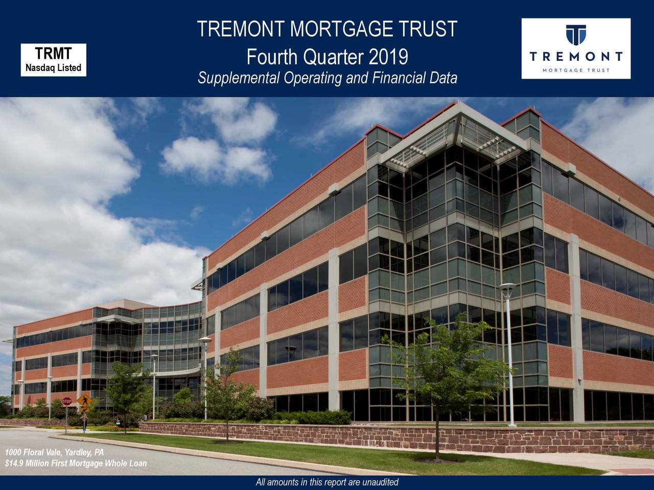 Tremont Mortgage Trust 2019 Q4 Results Earnings Call Presentation