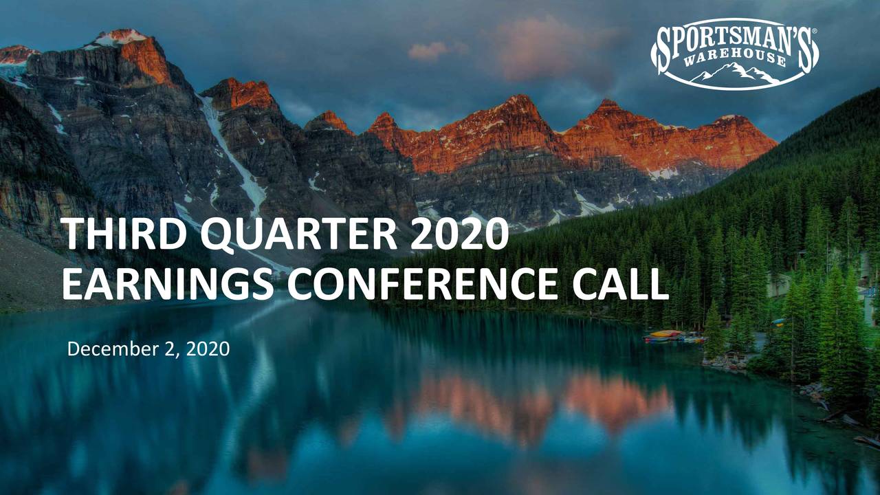 Sportsman's Warehouse Holdings, Inc. 2020 Q3 Results Earnings Call