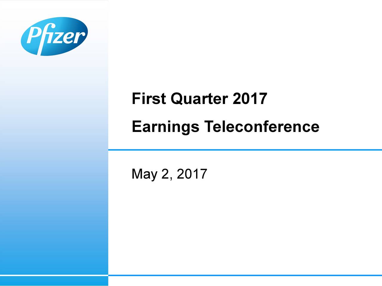 Earnings Teleconference May 2, 2017