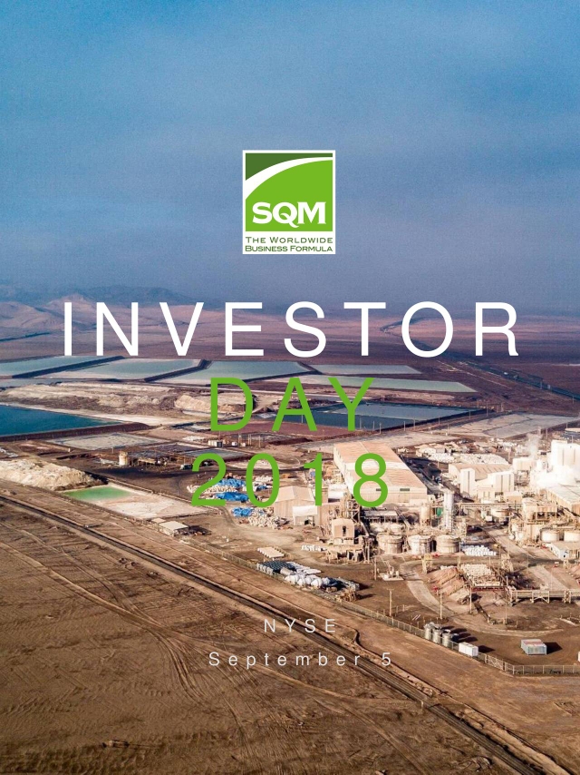 Sociedad Quimica y Minera de Chile (SQM) Investor Presentation ...