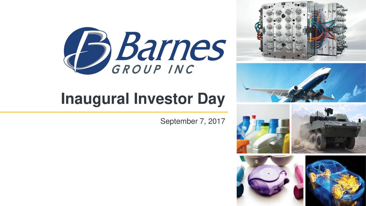 Barnes Group (B) Investor Presentation - Slideshow (NYSE:B) | Seeking Alpha