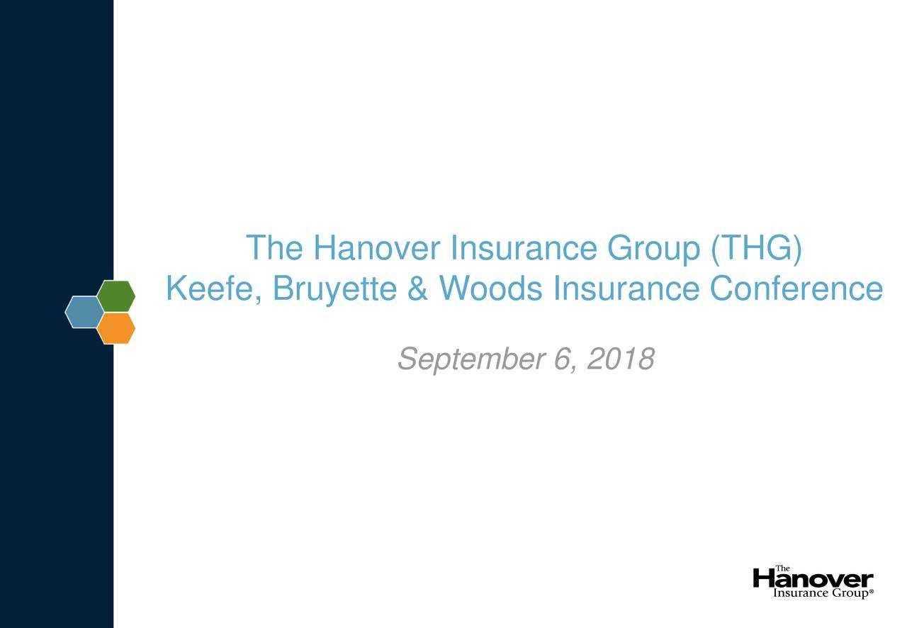 Hanover Insurance (THG) Presents At Keefe Bruyette & Woods 2018