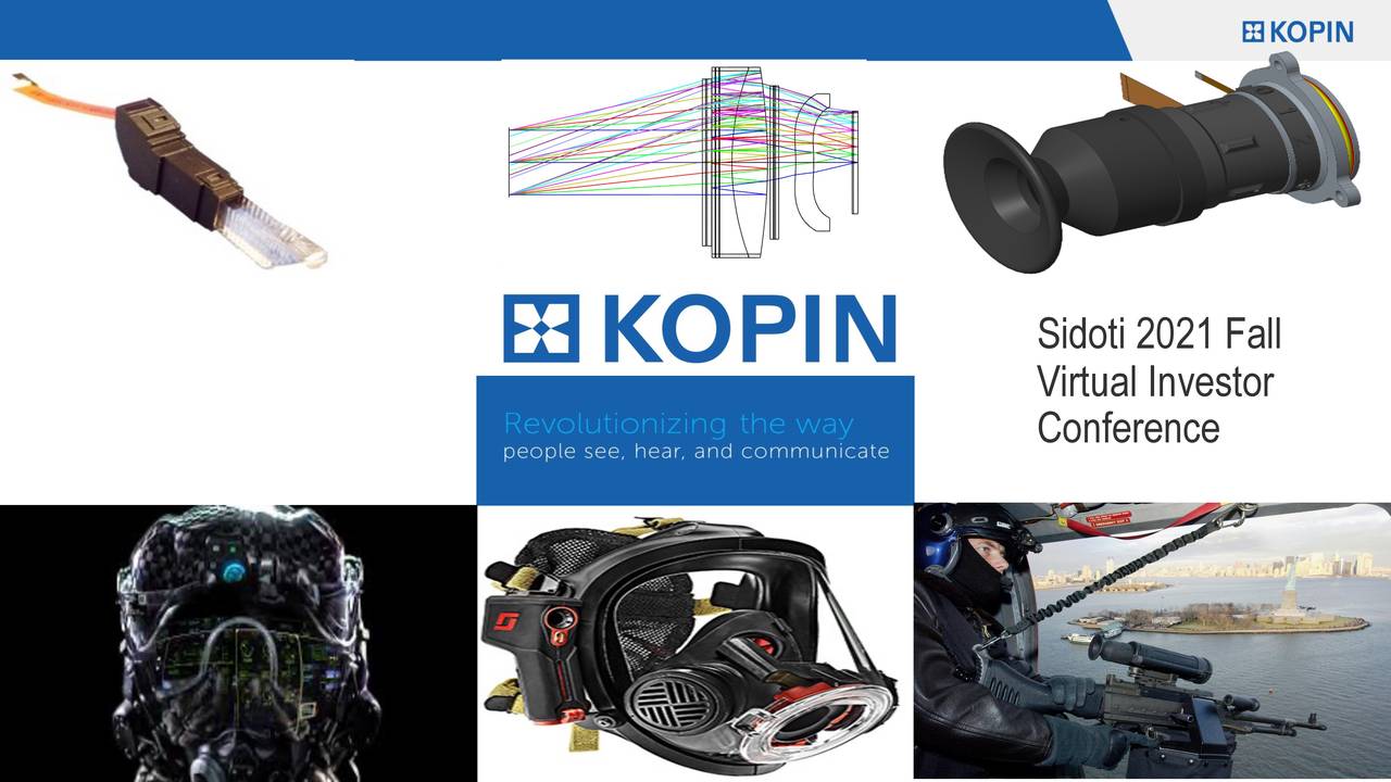 Kopin (KOPN) Presents At Sidoti 2021 Fall Virtual Investor Conference