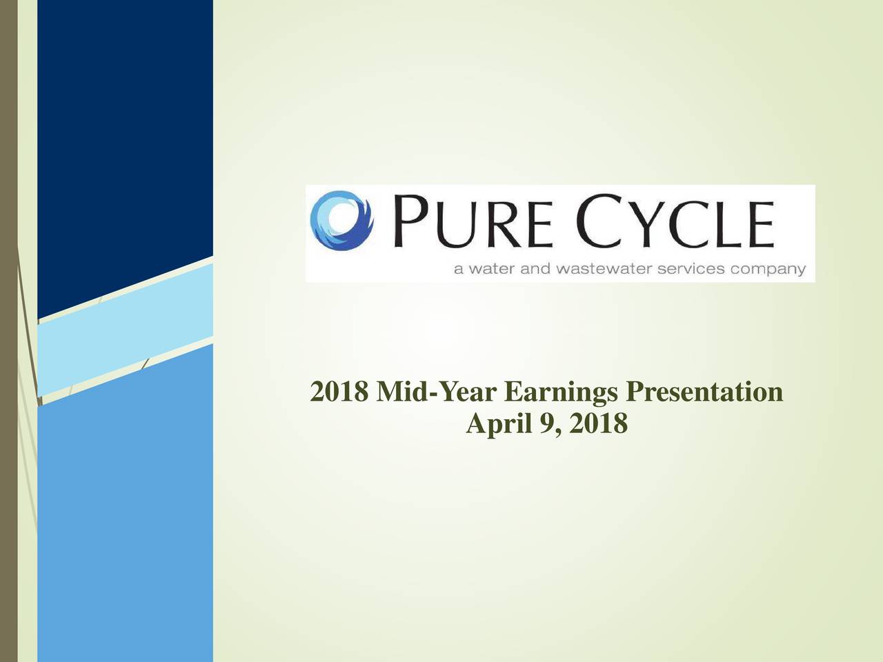 2018 Mid-Year Earnings Presentation
