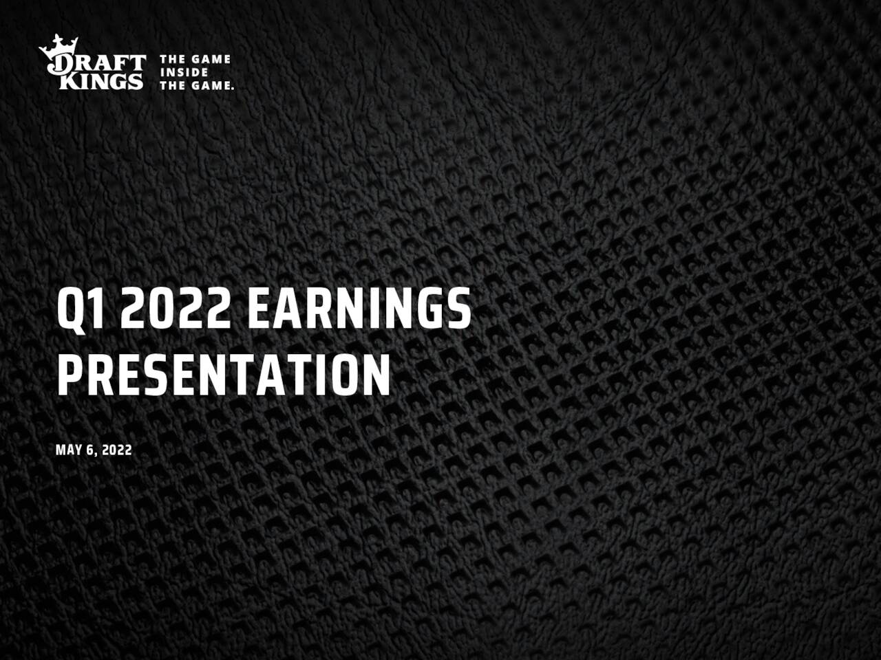DraftKings Inc. 2022 Q1 Results Earnings Call Presentation (NASDAQ