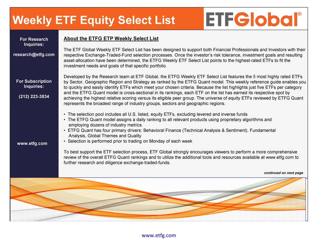 Basic Materials In Focus For Oct. 5 Select List (NYSEARCAFXZ