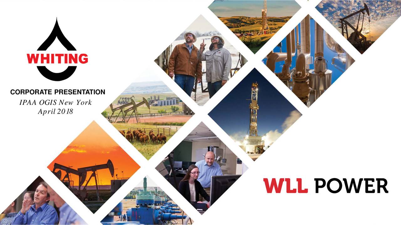 Whiting Petroleum (WLL) Presents At 24th annual Oil & Gas Investment