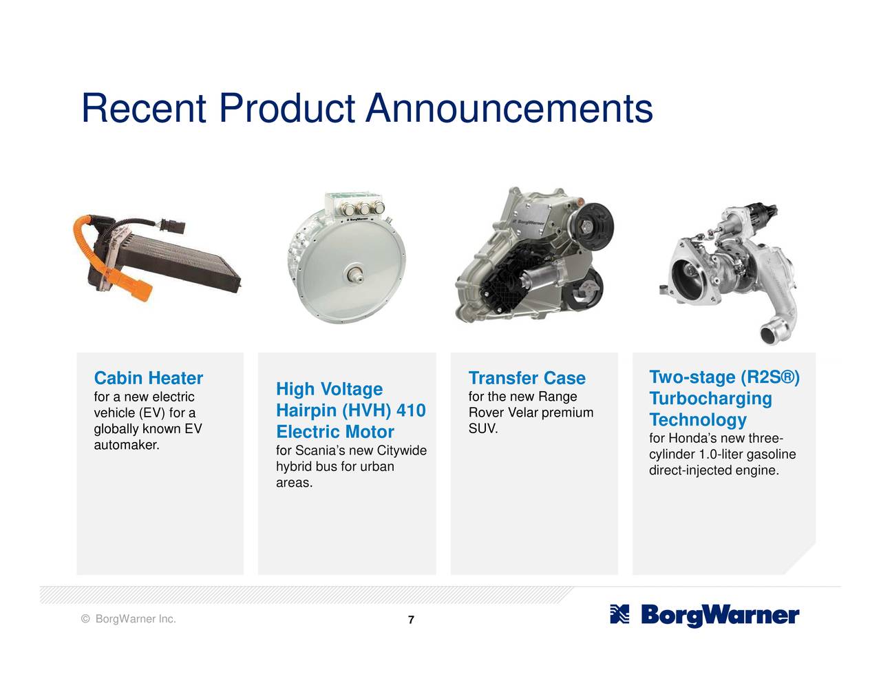 BorgWarner Inc. 2017 Q3 - Results - Earnings Call Slides (NYSE:BWA ...