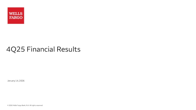 Wells Fargo & Company 2025 Q4 - Results - Earnings Call Presentation ...