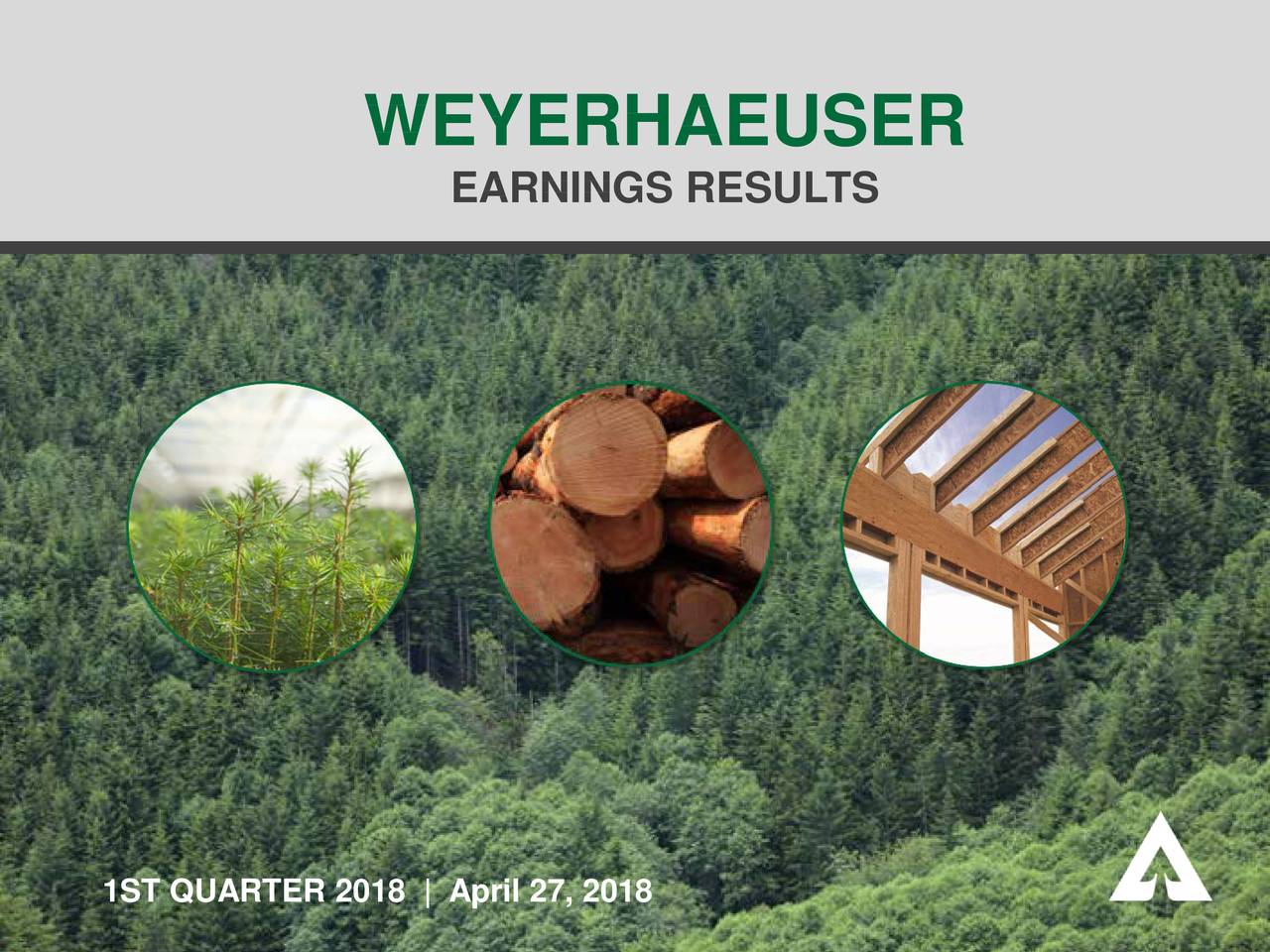 Weyerhaeuser Co. 2018 Q1 Results Earnings Call Slides (NYSEWY