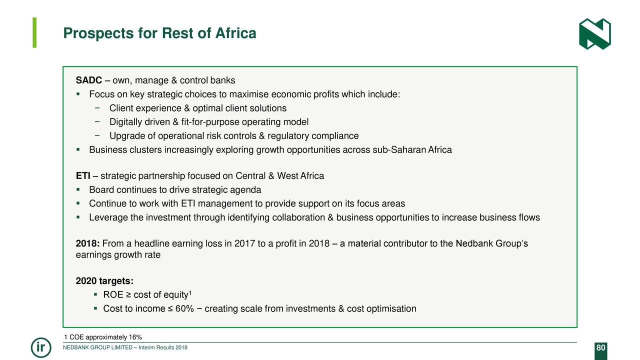 Prospects for Rest of Africa