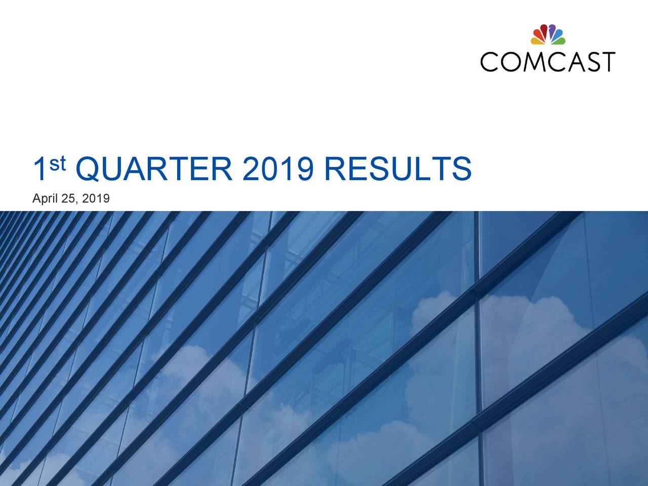 Comcast Corporation 2019 Q1 Results Earnings Call Slides (NASDAQ