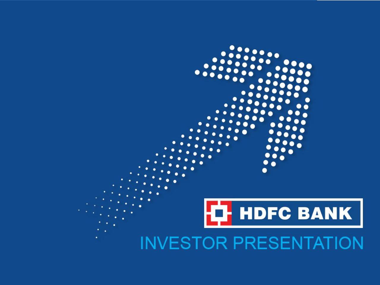 hdfc bank investor presentation q3 2022