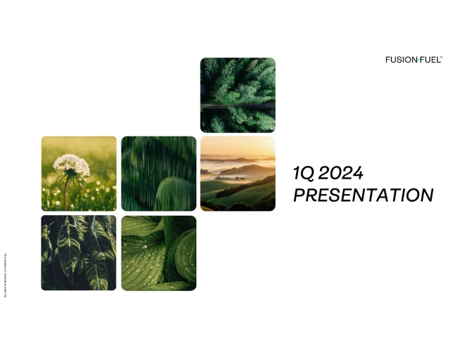 Fusion Fuel Green PLC 2024 Q1 - Results - Earnings Call Presentation ...