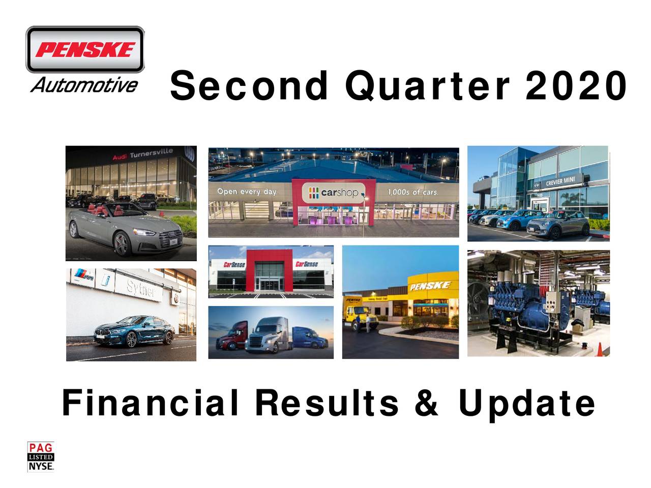 Penske Automotive Group, Inc. 2020 Q2 Results Earnings Call