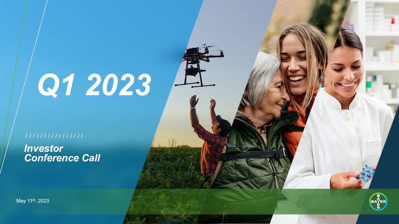 Bayer Aktiengesellschaft 2023 Q1 Results Earnings Call Presentation