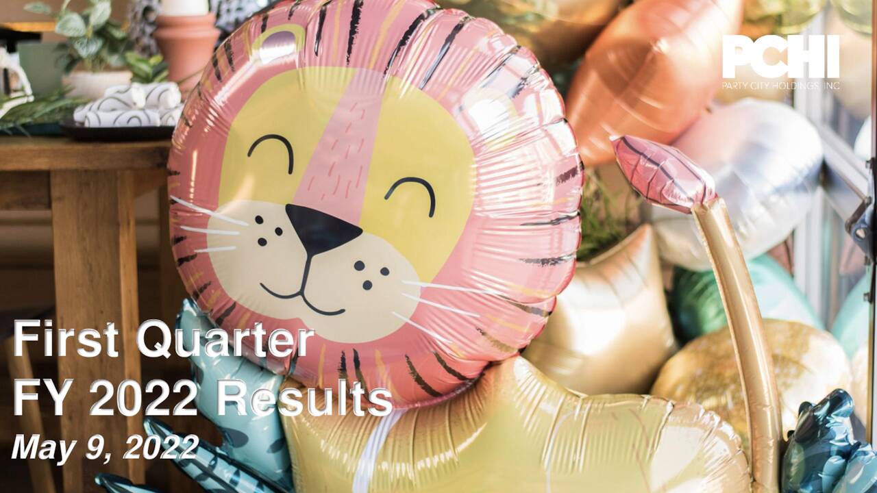Party City Holdco Inc. 2022 Q1 Results Earnings Call Presentation