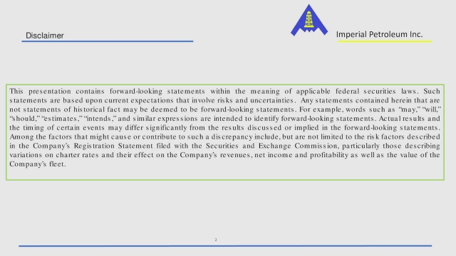 Imperial Petroleum Inc. 2022 Q3 - Results - Earnings Call Presentation ...