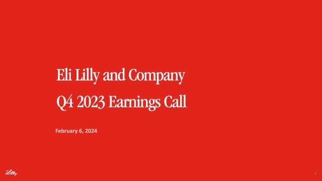 Eli Lilly and Company 2023 Q4 - Results - Earnings Call Presentation ...