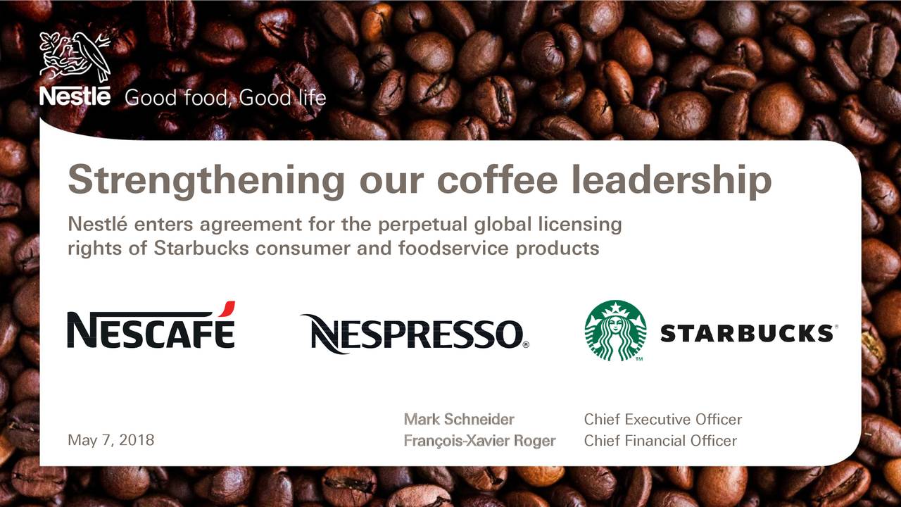 Strengthening our coffee leadership