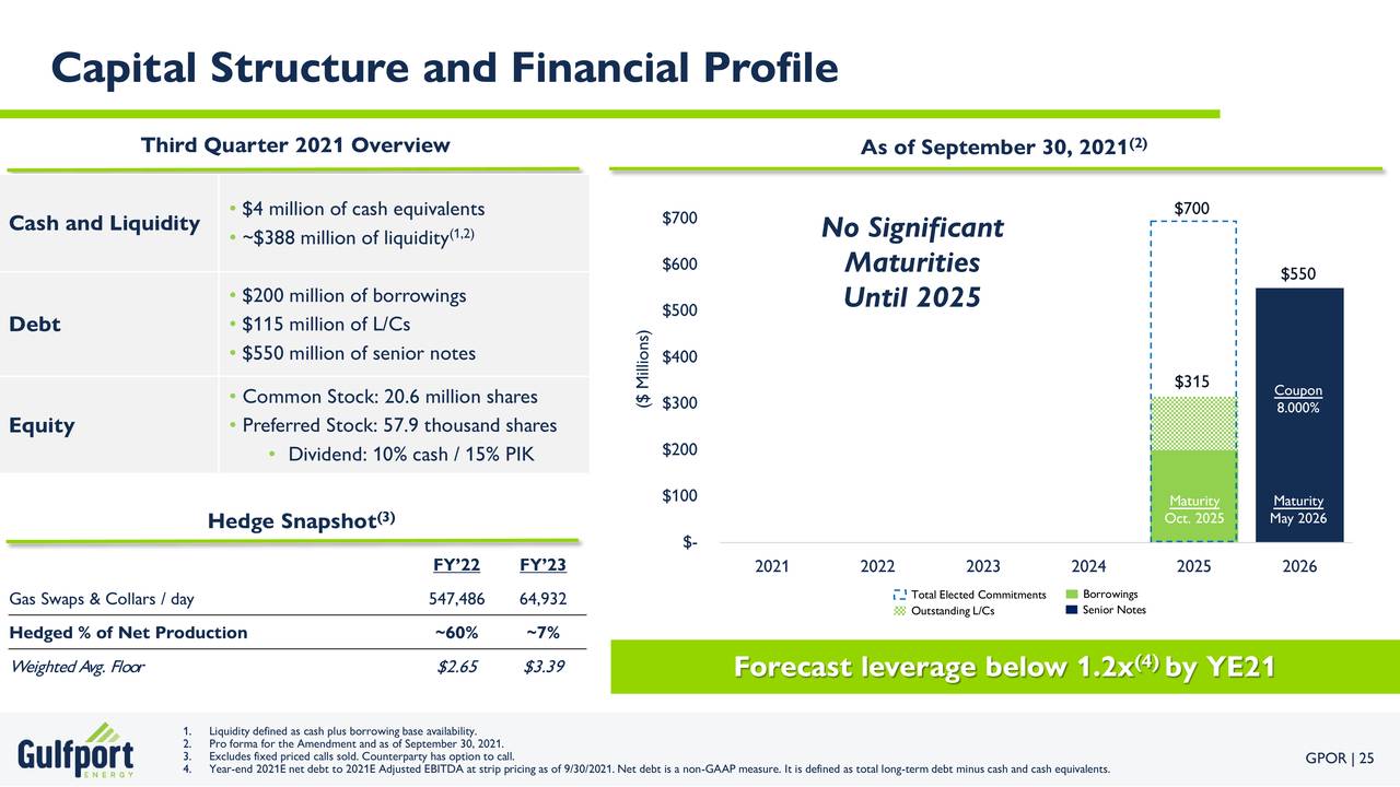 Capital Structure and Financial Profile