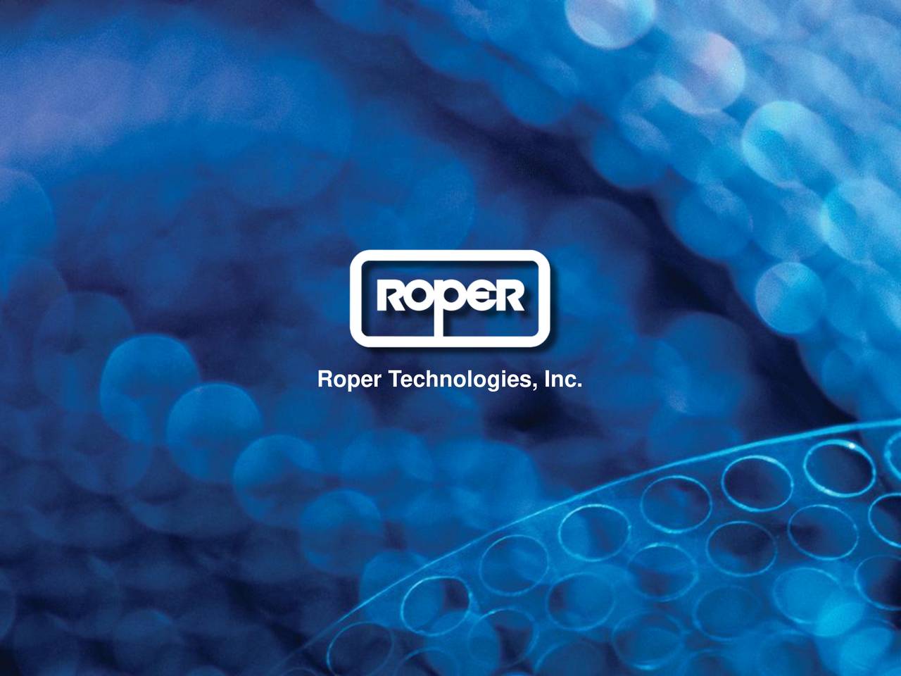 Roper Technologies (ROP) Presents At Electrical Products Group 2017