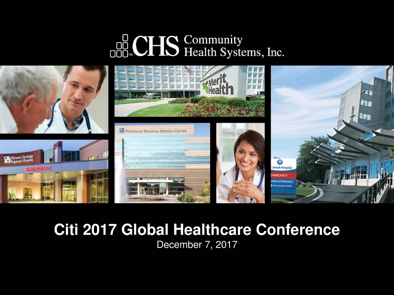 Community Health Systems (CYH) Presents At Citi Global Healthcare