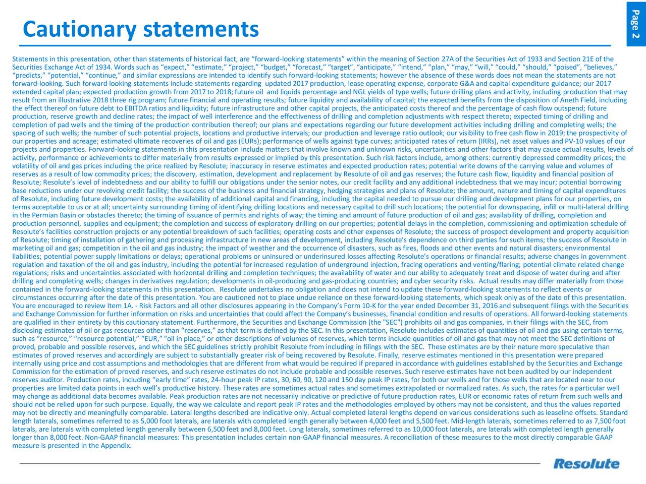 Resolute Energy (REN) Presents At Capital One Securities 12th Annual