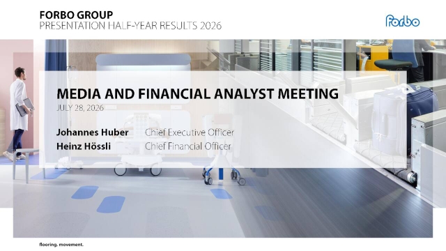 Forbo Holding AG 2026 Q2 - Results - Earnings Call Presentation ...