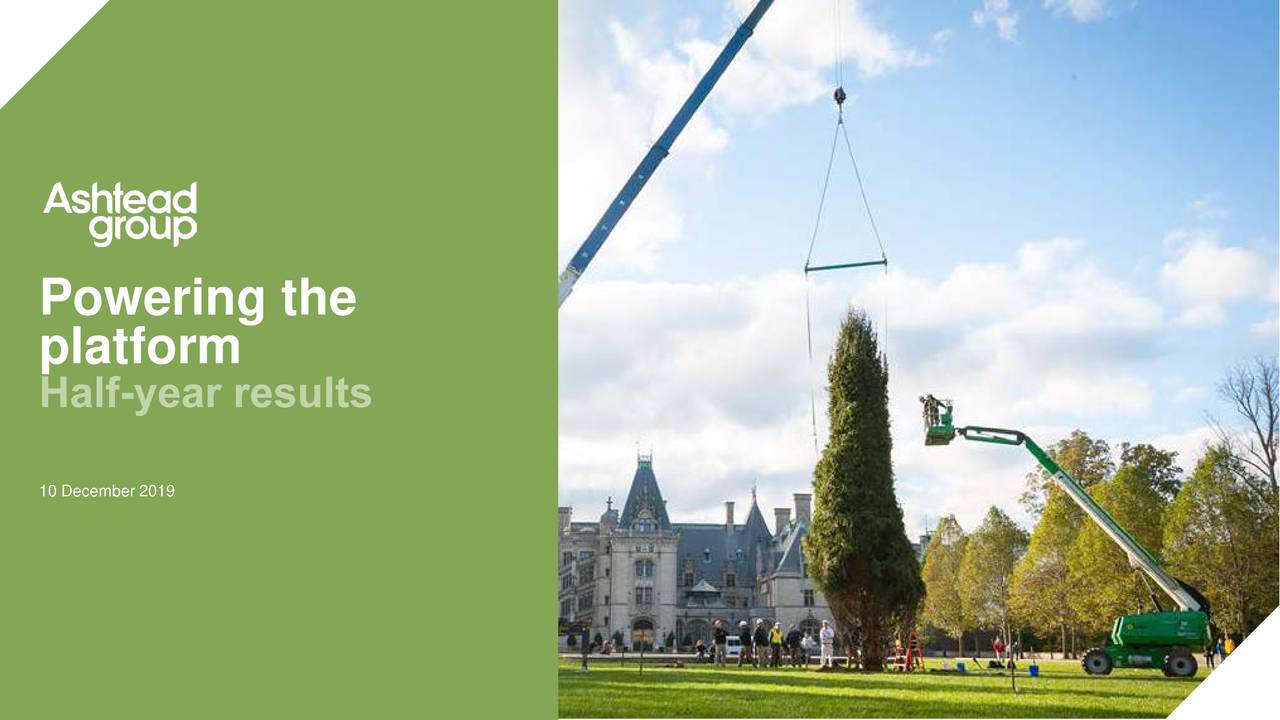 Ashtead Group plc 2020 Q2 Results Earnings Call Presentation