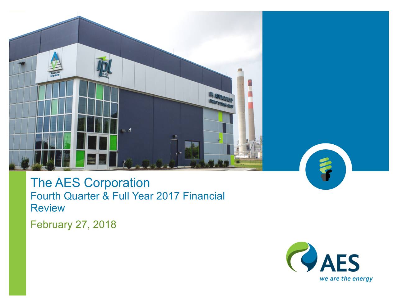 The AES Corporation 2017 Q4 Results Earnings Call Slides (NYSEAES