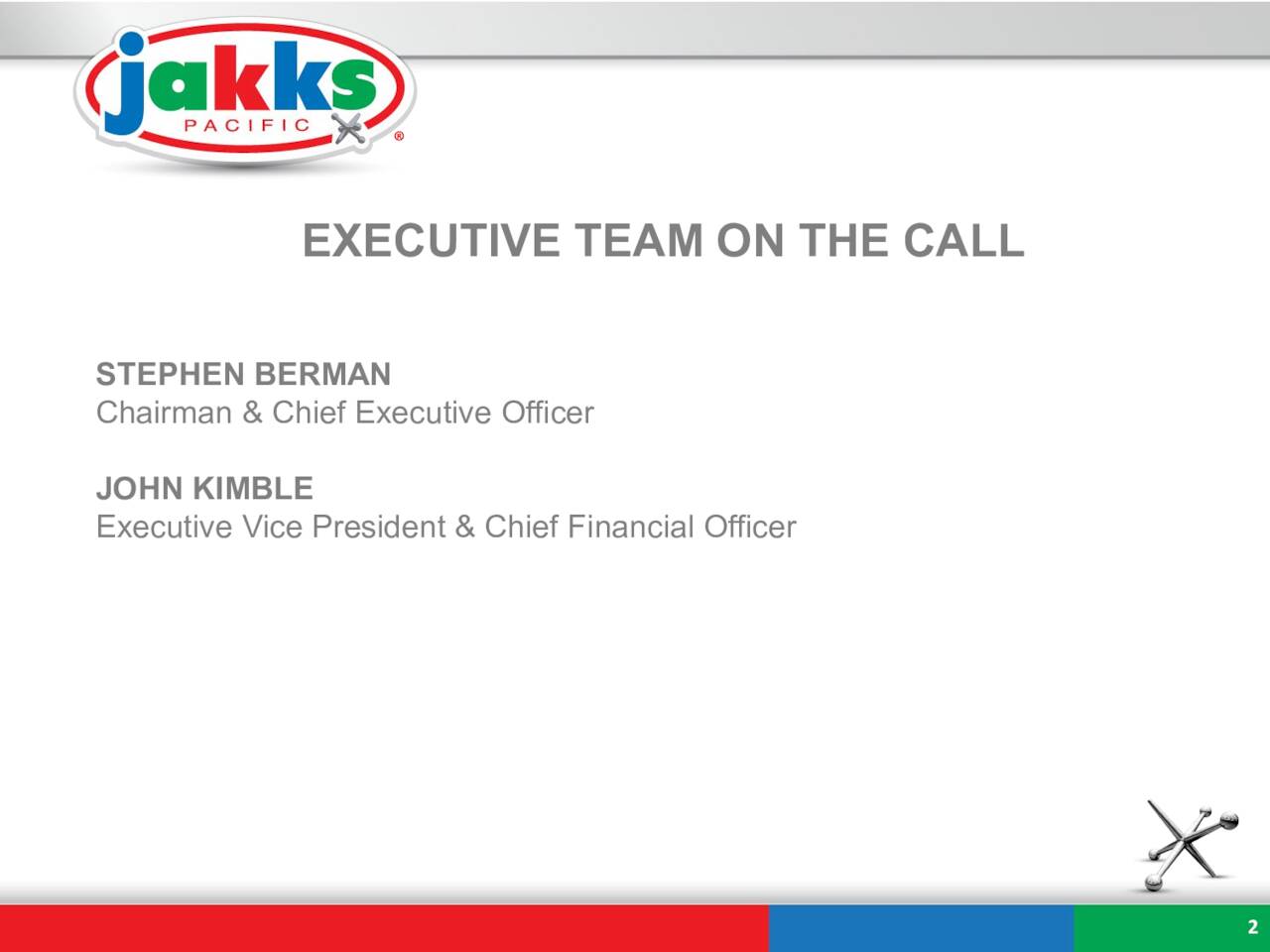EXECUTIVE TEAM ON THE CALL