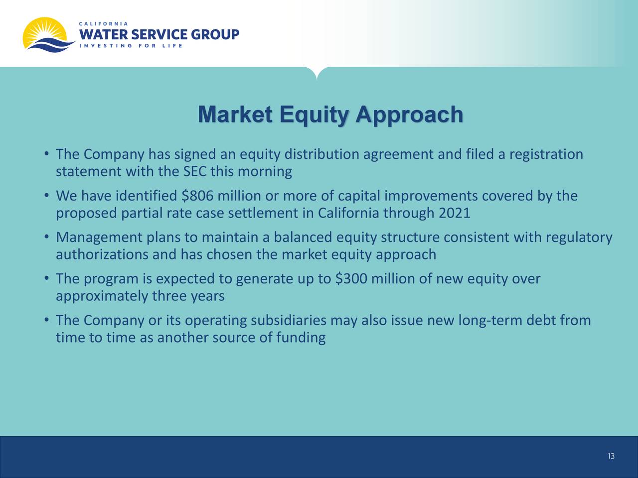 Market Equity Approach