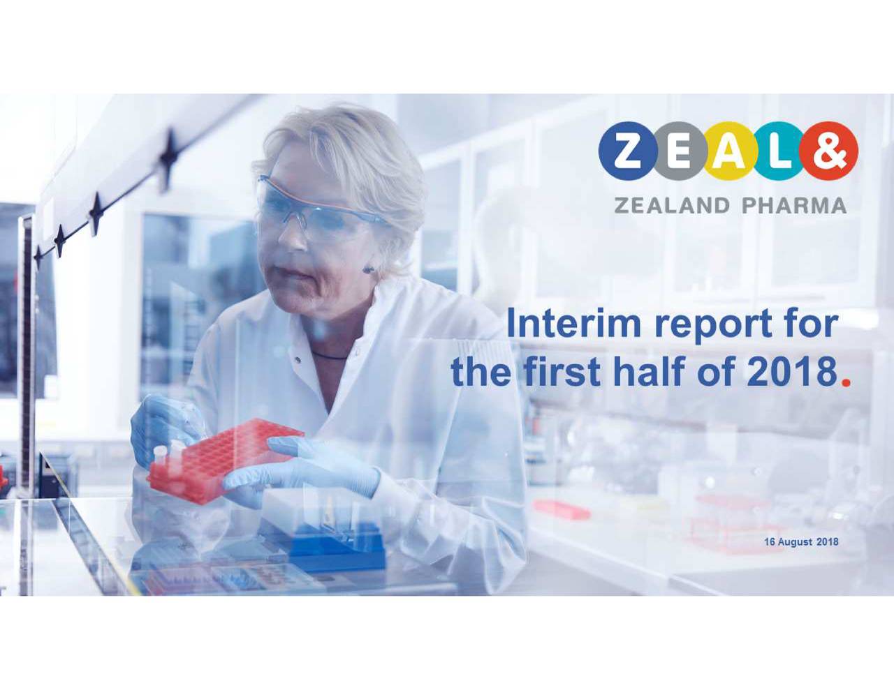 Zealand Pharma A/S 2018 Q2 Results Earnings Call Slides (OTCMKTS